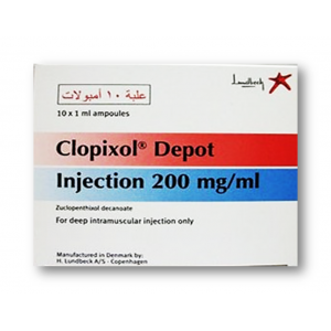 CLOPIXOL DEPOT 200 MG / ML ( ZUCLOPENTHIXOL ) 10 IM AMPOULES